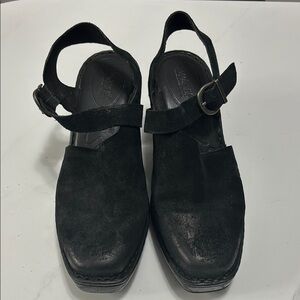 Born Black Suede Mules